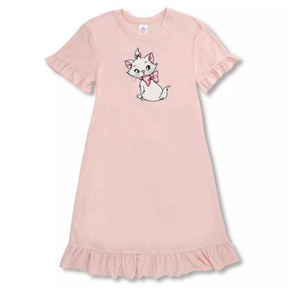 Japan Disney Store - Marie - Aristocats - Short-Sleeved Terry Cloth Nightdress