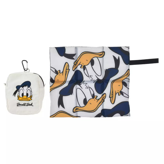 Japan Disney Store - Donald Fashion 2026 - Donald Duck - Seat Cushion in Pouch with Carabiner