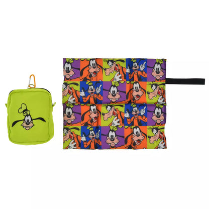 MAY 5 PREORDER - Japan Disney Store - Goofy Fashion - Goofy Seat Cushion in Pouch with Carabiner