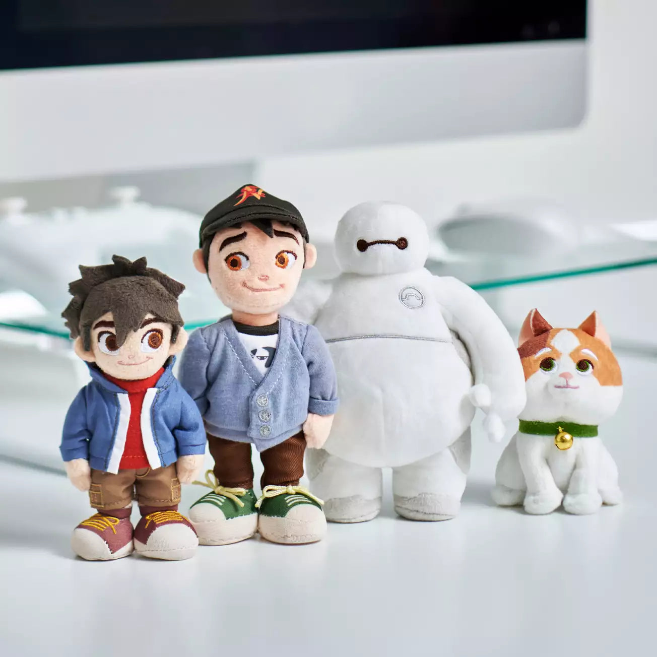 Japan Disney Store - StanDs - Baymax - Hiro Hamada Plush