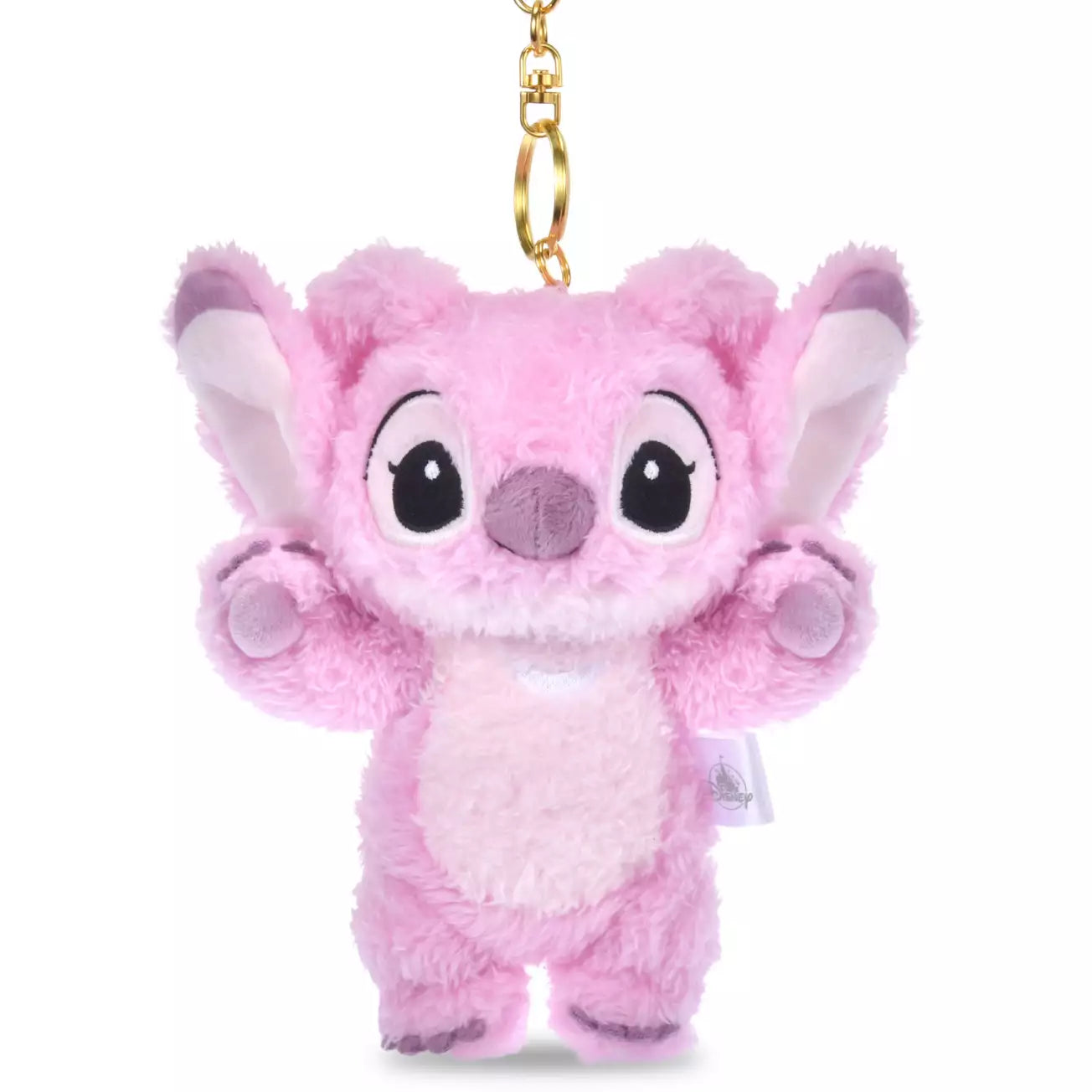 Japan Disney Store - Lilo & Stitch Angel Plush Keychain - Disney Animal Touch