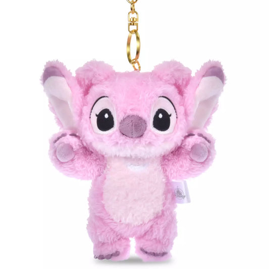 MAY 26 PREORDER - Japan Disney Store - Lilo & Stitch Angel Plush Keychain - Disney Animal Touch