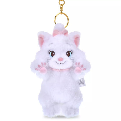 Japan Disney Store - Marie The Aristocats - Plush Keychain - Disney Animal Touch