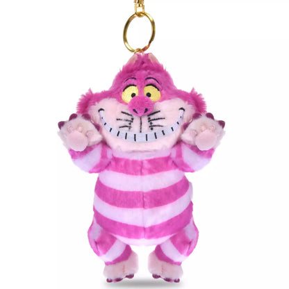 Japan Disney Store - Cheshire Cat Plush Keychain - Disney Animal Touch