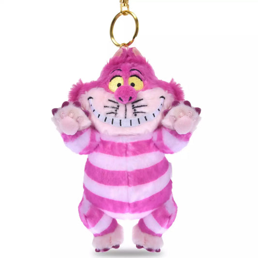MAY 26 PREORDER - Japan Disney Store - Cheshire Cat Plush Keychain - Disney Animal Touch