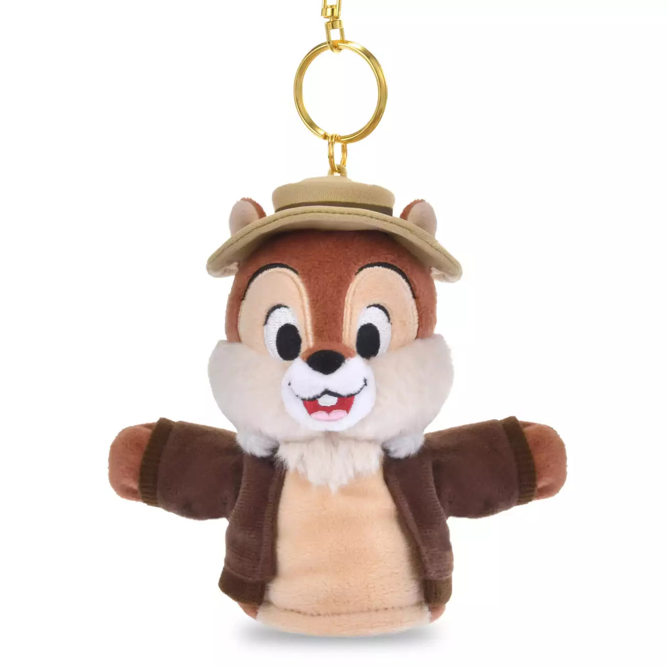 Japan Disney Store - Chip & Dale - Chip Plush Keychain / Finger Puppet