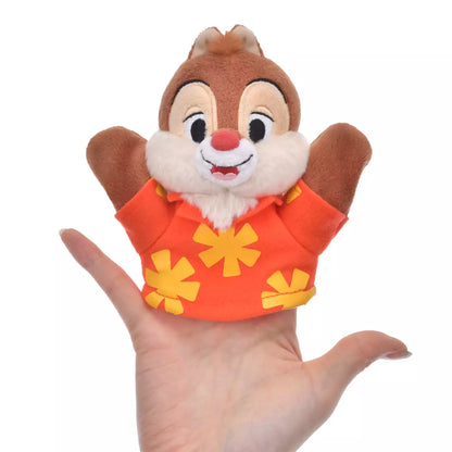 Japan Disney Store - Chip & Dale - Dale Plush Keychain / Finger Puppet