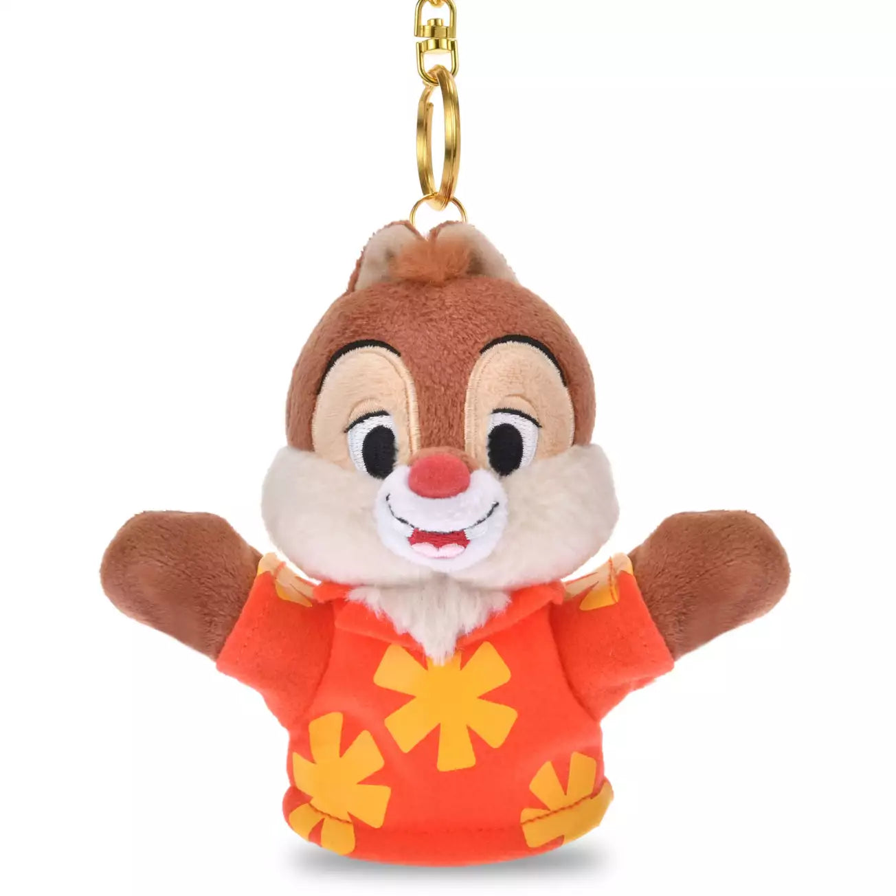Japan Disney Store - Chip & Dale - Dale Plush Keychain / Finger Puppet