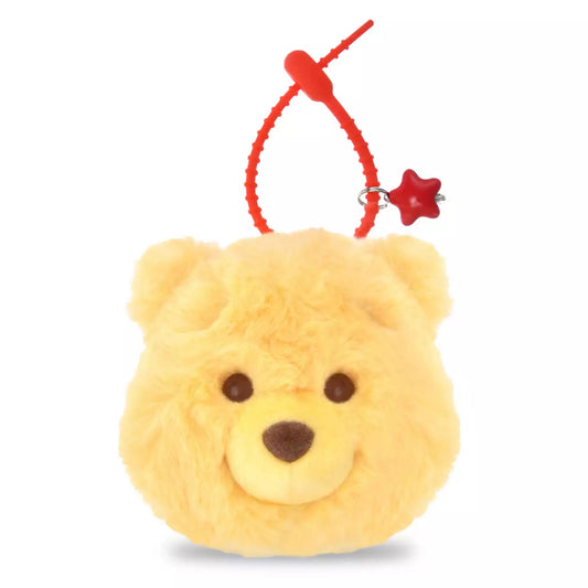 Japan Disney Store - Fuwamoko Face - Winnie the Pooh - Plush Keychain