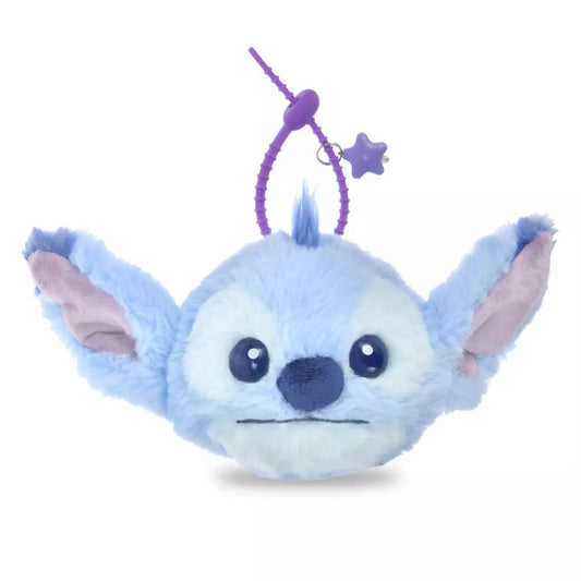 Japan Disney Store - Fuwamoko Face - Lilo & Stitch - Stitch Plush Keychain