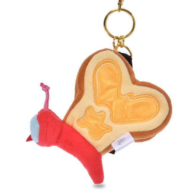 JUNE 16 PREORDER - Japan Disney Store - Alice in Wonderland 75th Anniversary - Bread and Butterfly Plush Keychain