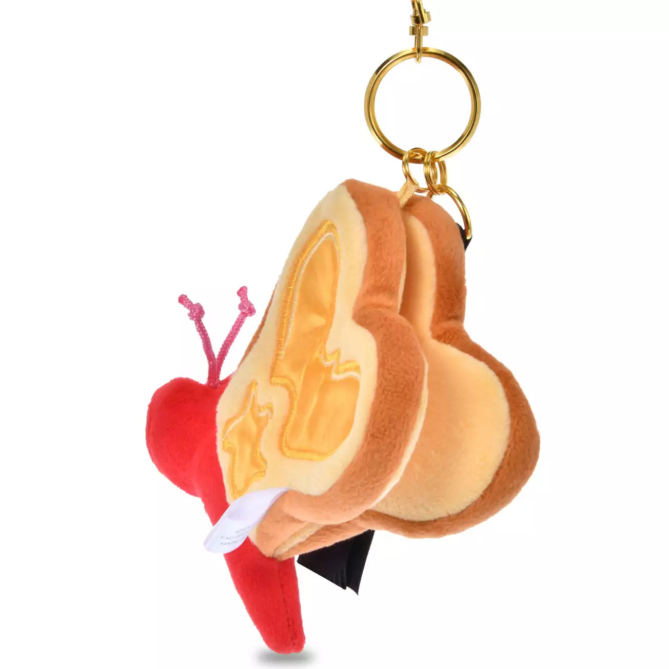 JUNE 16 PREORDER - Japan Disney Store - Alice in Wonderland 75th Anniversary - Bread and Butterfly Plush Keychain