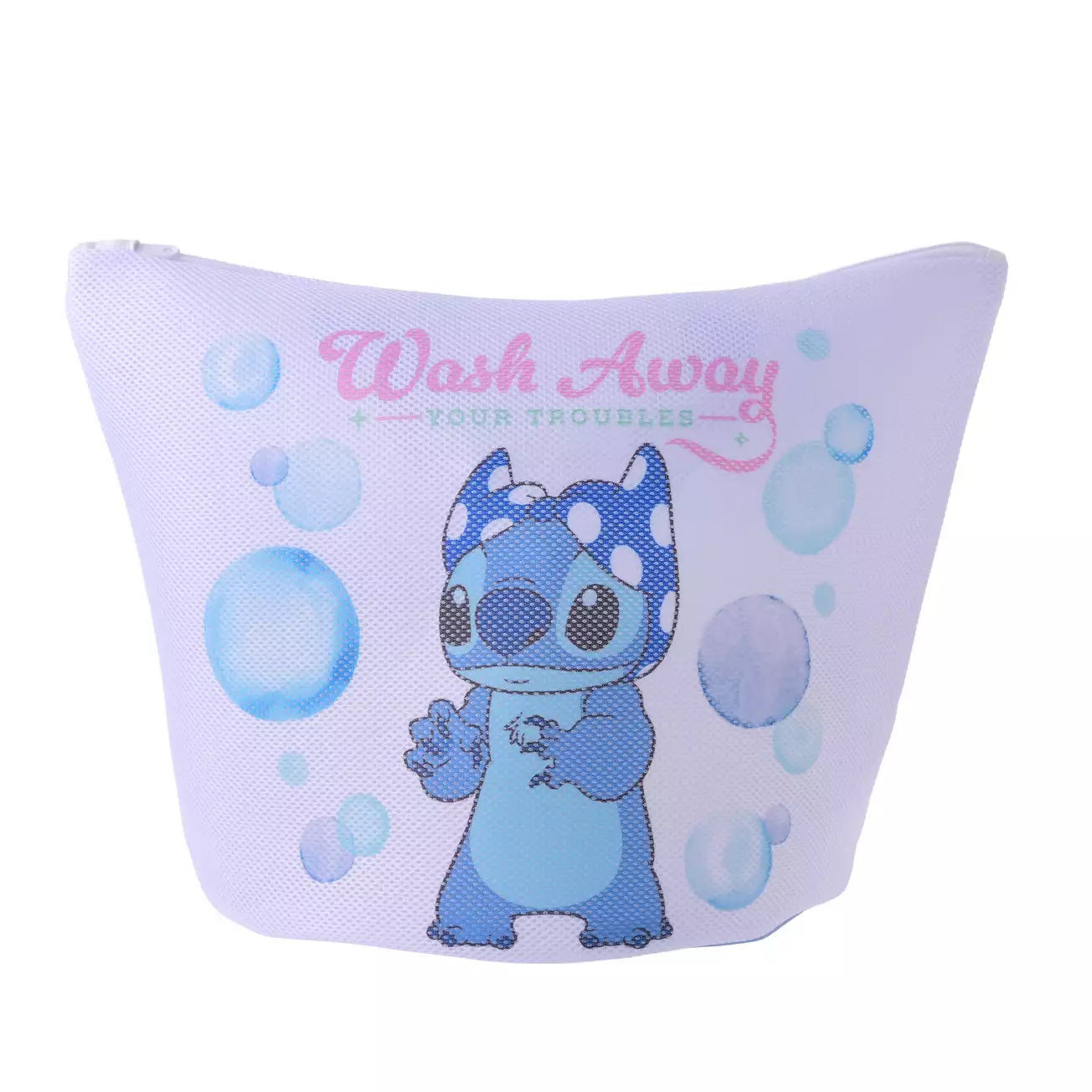Japan Disney Store - Bath & Laundry - Stitch & Scrump Laundry Net Tote Bag