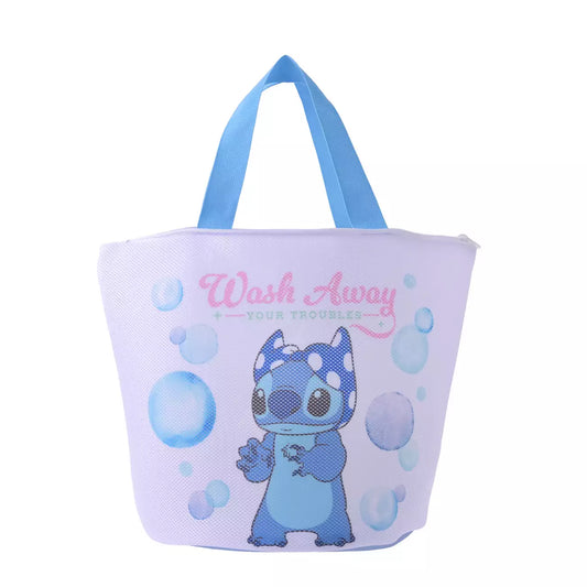 MAY 26 PREORDER - Japan Disney Store - Bath & Laundry - Stitch & Scrump Laundry Net Tote Bag