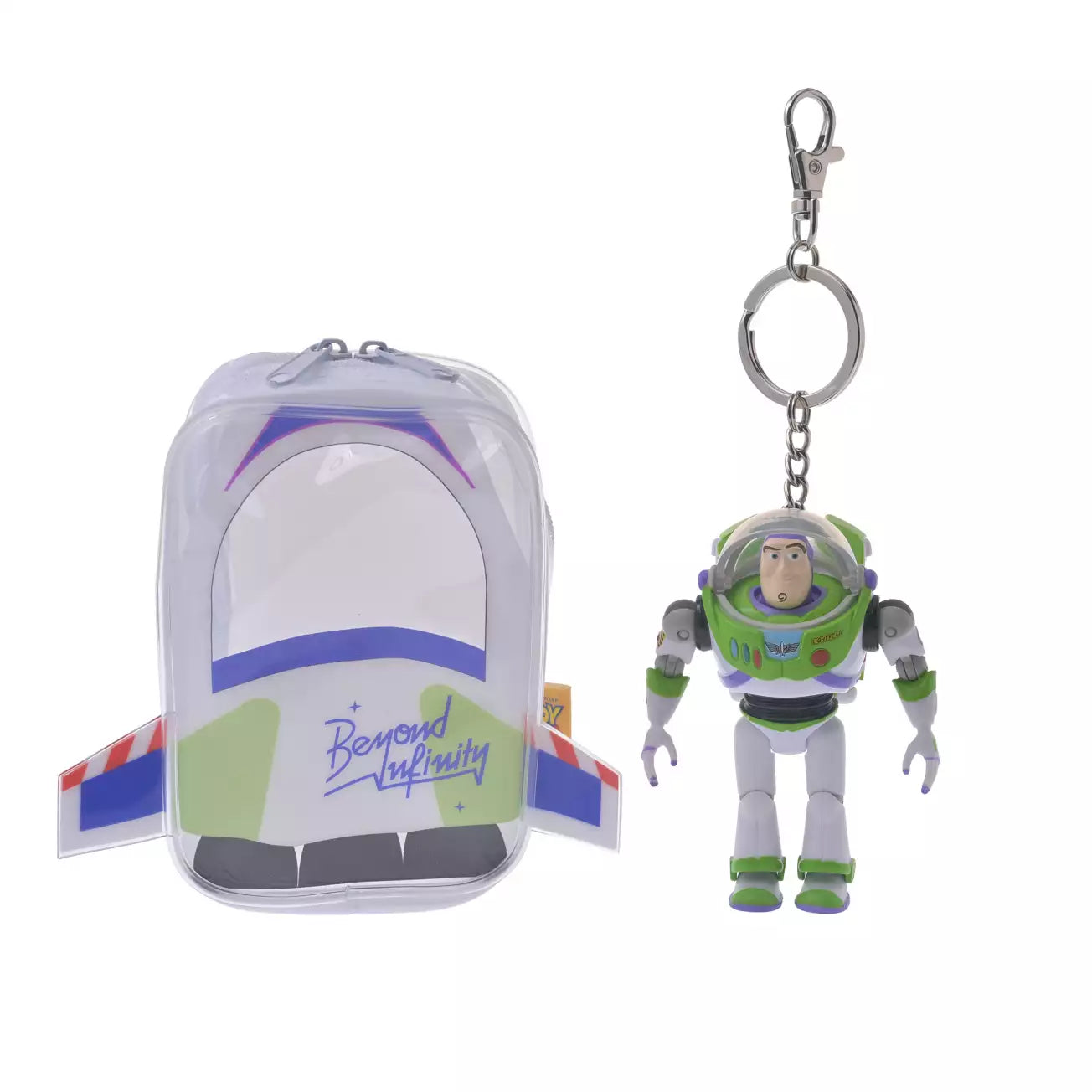 JUNE 30 PREORDER - Japan Disney Store - Toy Story - Buzz Lightyear Keychain with Action Pouch