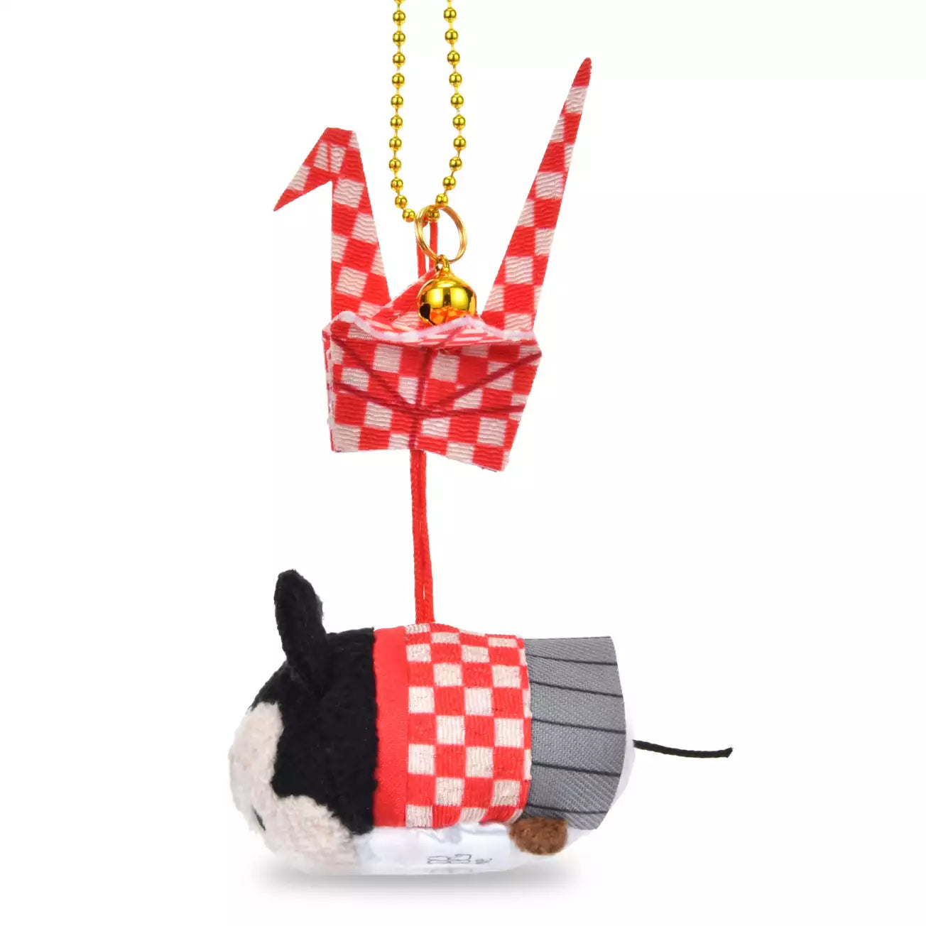 Japan Disney Store - Tsumtsum- Mickey Mouse - Origami Crane - Plush Keychain
