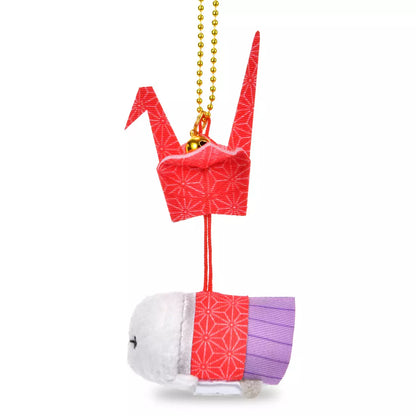 Japan Disney Store - Tsumtsum- Baymax - Origami Crane - Plush Keychain