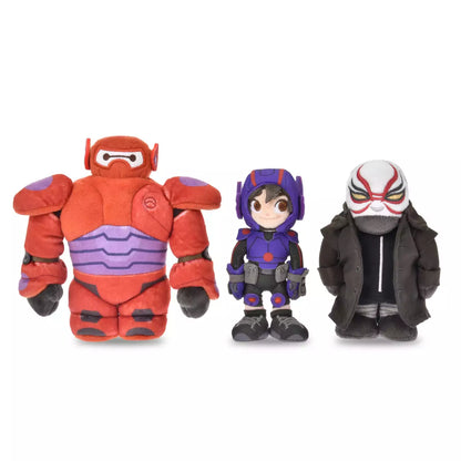 Japan Disney Store - StanDs - Hiro Hamada, Baymax 2.0 & Kaijin Plush Toy Set
