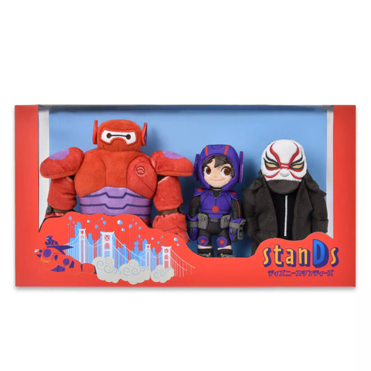 Japan Disney Store - StanDs - Hiro Hamada, Baymax 2.0 & Kaijin Plush Toy Set