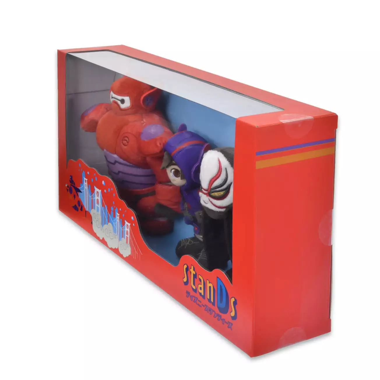 Japan Disney Store - StanDs - Hiro Hamada, Baymax 2.0 & Kaijin Plush Toy Set