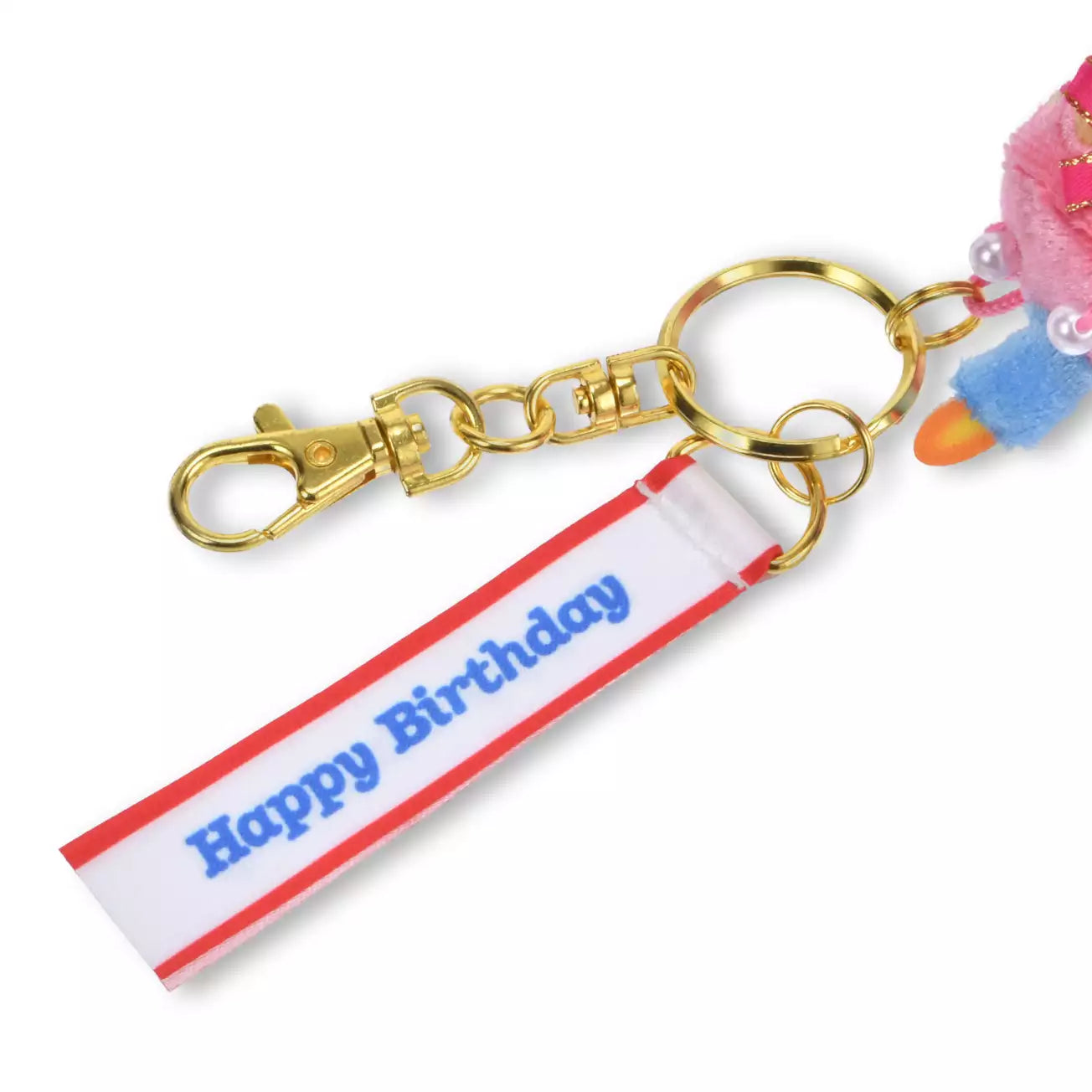 Japan Disney Store - Donald's Birthday 2026 - Donald Duck - Happy Birthday Plush Keychain