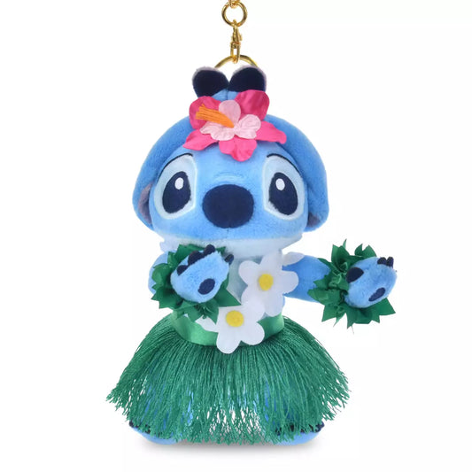 Japan Disney Store - Lilo & Stitch - Hawaiian Stitch - Plush Keychain