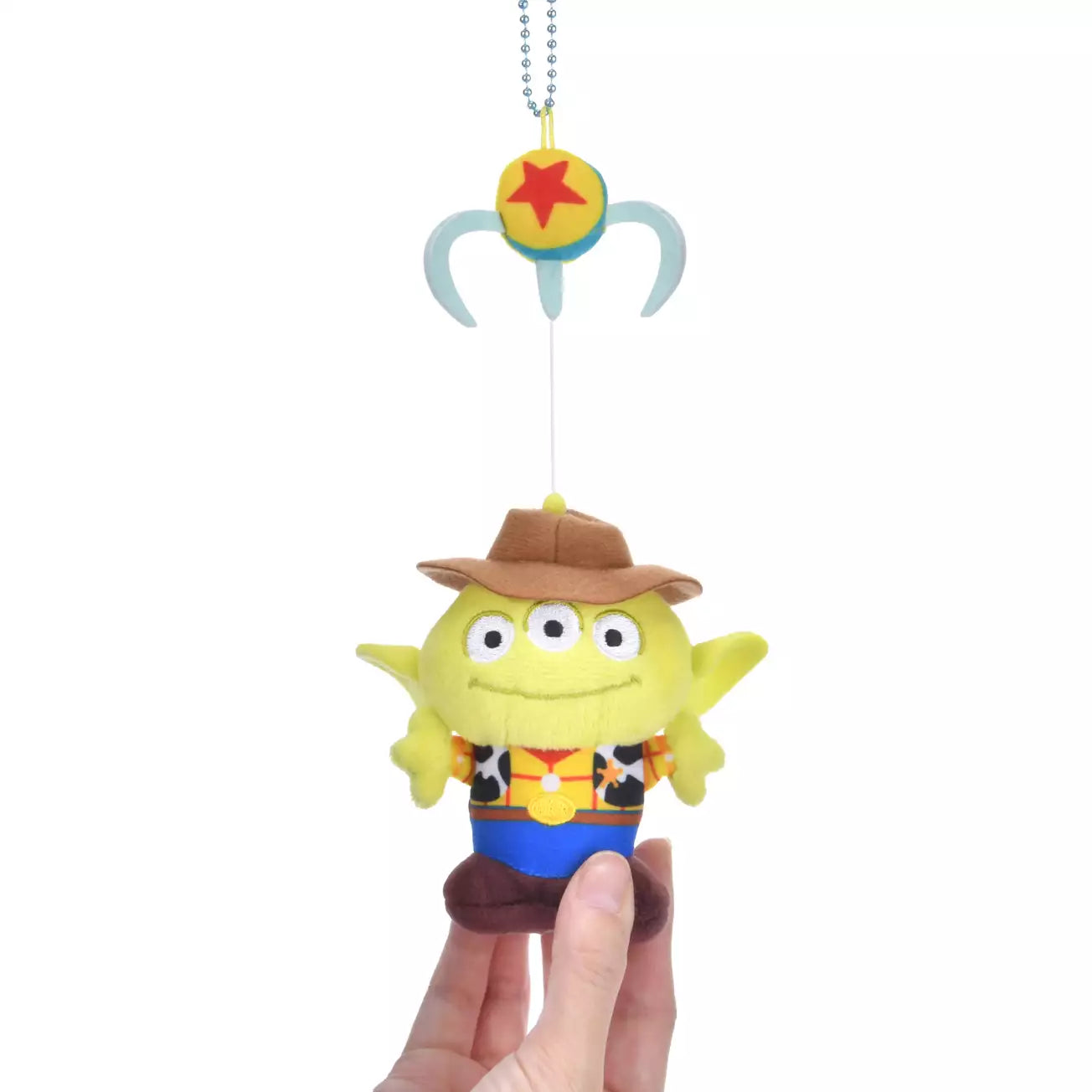 JUNE 30 PREORDER - Japan Disney Store - Toy Story - Little Green Men - Woody Plush Keychain
