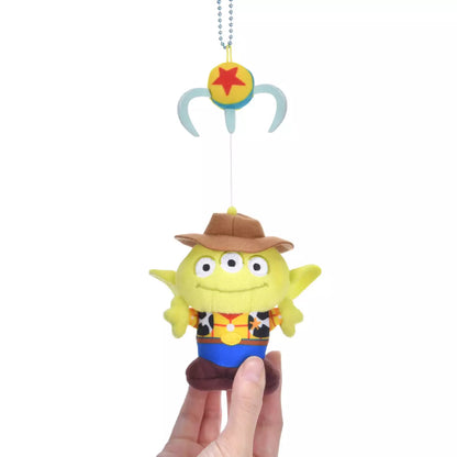 JUNE 30 PREORDER - Japan Disney Store - Toy Story - Little Green Men - Woody Plush Keychain
