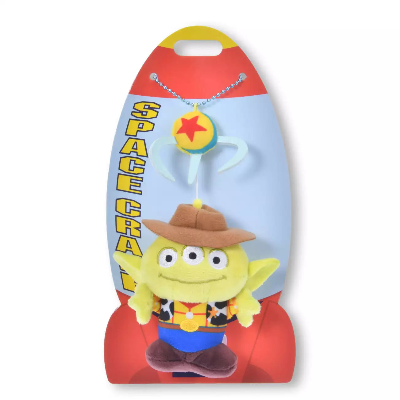 JUNE 30 PREORDER - Japan Disney Store - Toy Story - Little Green Men - Woody Plush Keychain