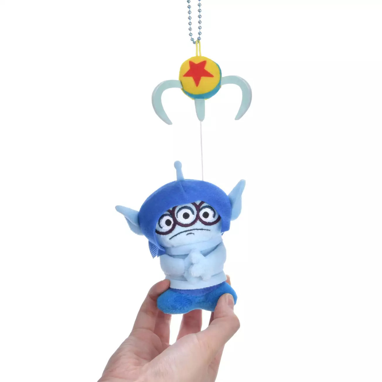 JUNE 30 PREORDER - Japan Disney Store - Toy Story - Little Green Men - Sadness Inside Out Plush Keychain