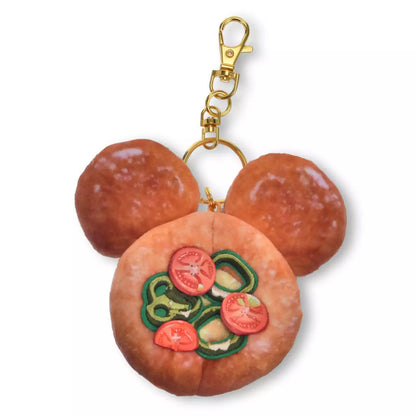 Japan Disney Store - Mickey's Bakery 2026 - Pizza Bread - Mickey Mouse - Plush Keychain