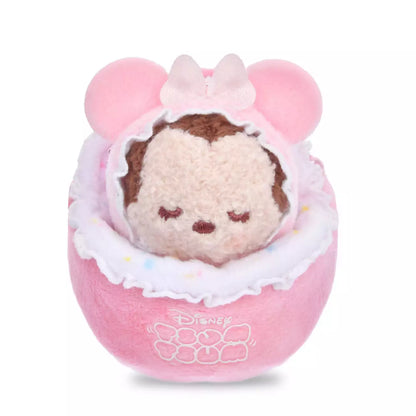 Japan Disney Store - Sleep Tsum Tsum -  Minnie Mouse - Plush Keychain