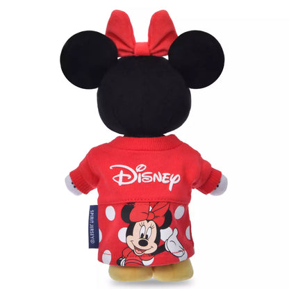 Japan Disney Store - Minnie Mouse - Spirit Jersey - nuiMOs Plush Toy Costume Long-Sleeve T-Shirt - Disney Logo