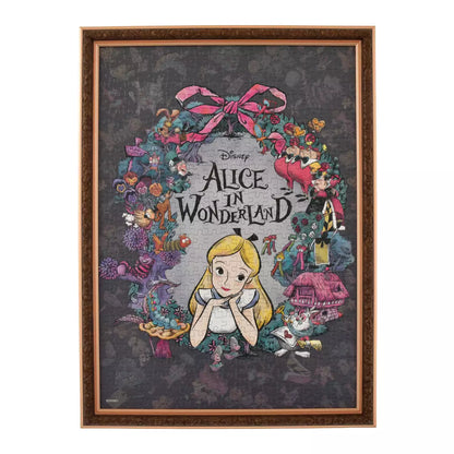 JUNE 16 PREORDER - Japan Disney Store - Alice in Wonderland 75th Anniversary - 500 Piece Jigsaw Puzzle - Glow-in-the-Dark