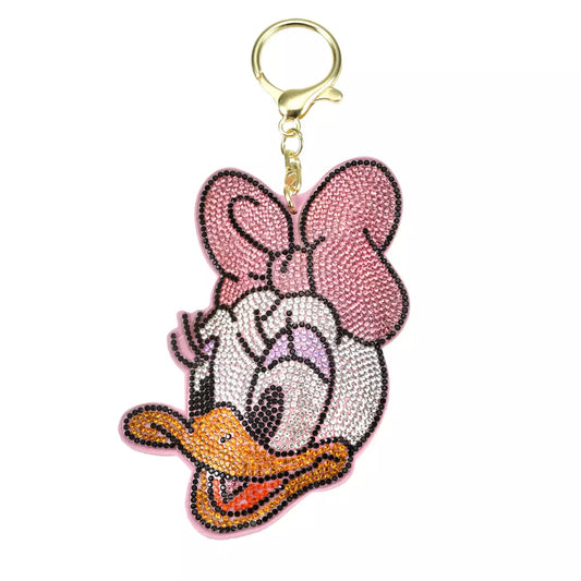 APRIL 28 PREORDER - Japan Disney Store - Daisy Duck - Rhinestone Keychain