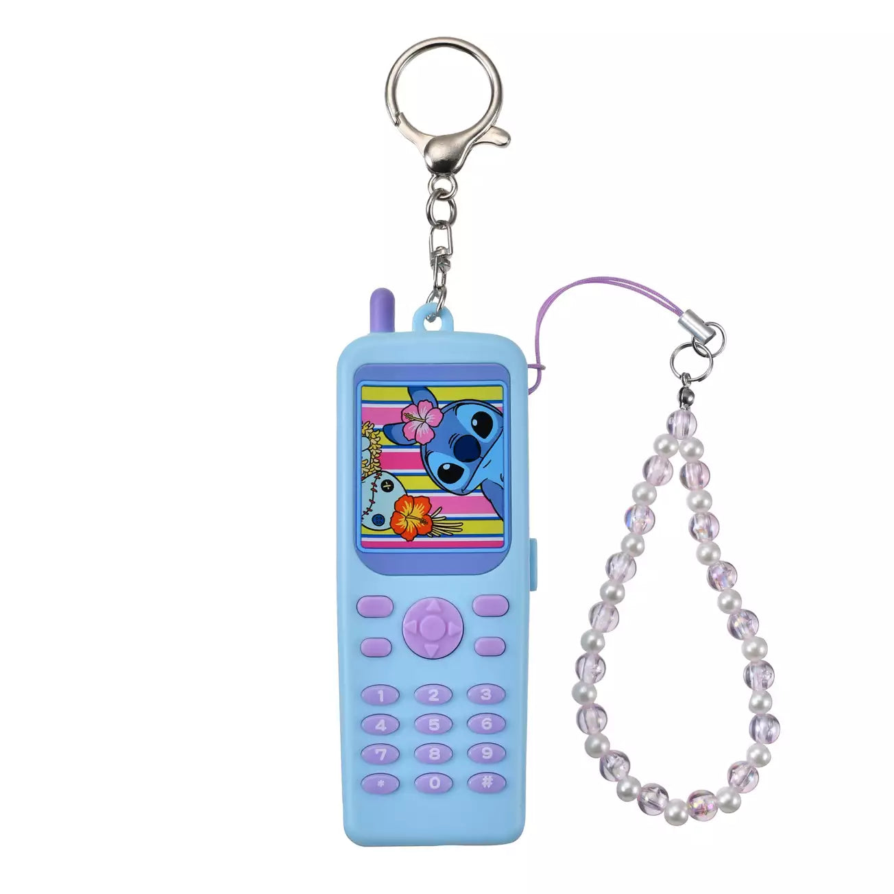 APRIL 28 PREORDER - Japan Disney Store - Stitch & Scrump - Talking & Lighting Up - Mobile Key Chain