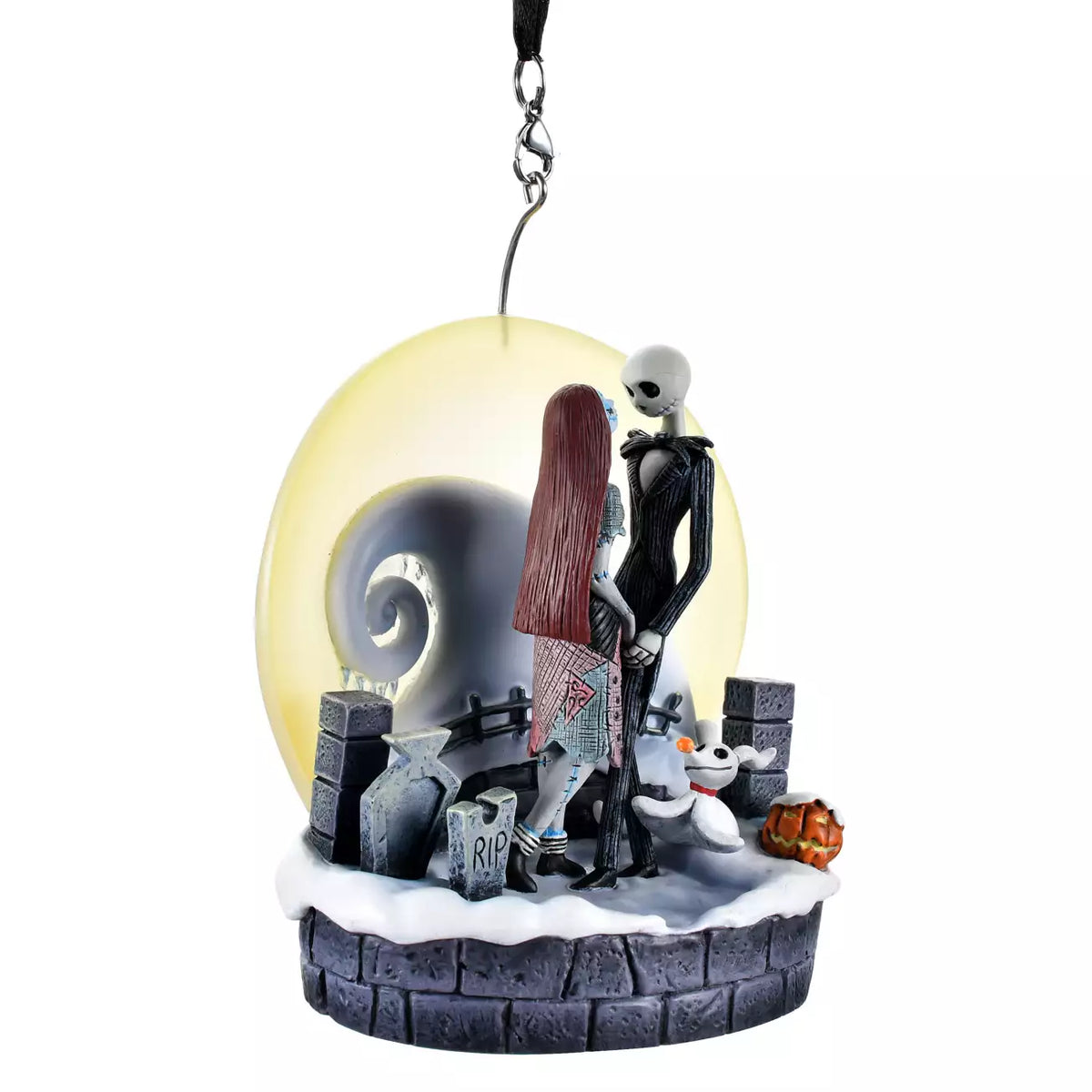 OCT 2 PREORDER - Japan Disney Store - Christmas Ornaments 2026 - The Nightmare Before Christmas - Jack Skellington, Sally & Zero Ornament Light-Up