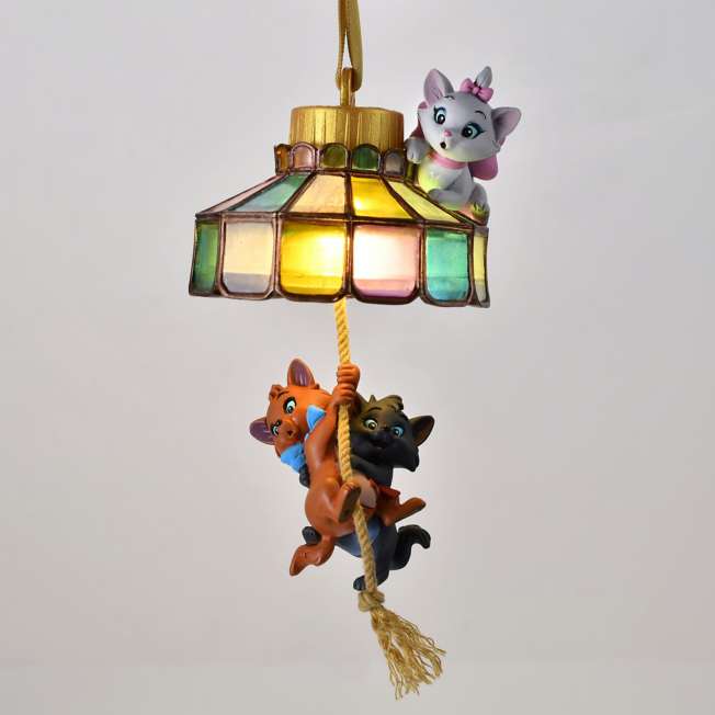 OCT 2 PREORDER - Japan Disney Store - Christmas Ornaments 2026 - The Aristocats - Marie, Berlioz & Toulous - Light upe