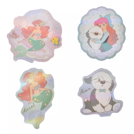 Japan Disney Store - The Little Mermaid - Die-Cut Hologram Stickers (Illustrated by Mikko)
