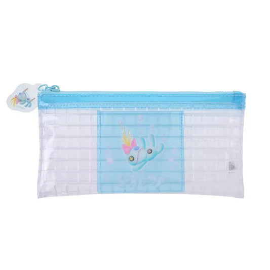 JUNE 2 PREORDER - Japan Disney Store - Lilo & Stitch - Scrump Collection - Scrump Clear Grid Pencil Case