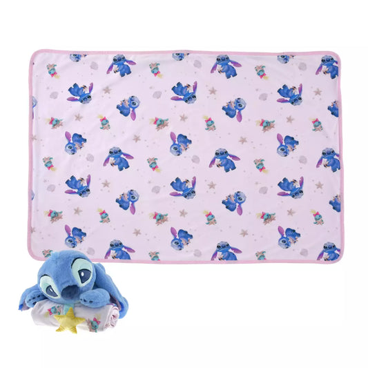 JUNE 2 PREORDER - Japan Disney Store - Stitch Day 2026 - Stitch & Scrump - Cool Blanket with Plush Toy