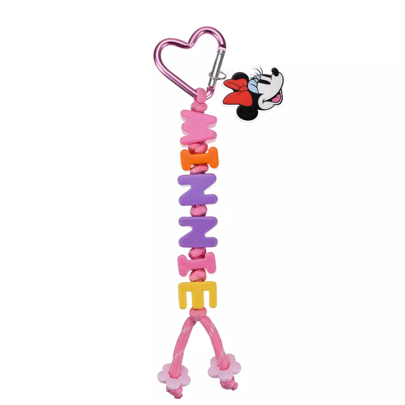 Japan Disney Store - Minnie Mouse Keychain with Name Beads