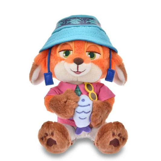 Japan Disney Store - Zootopia Fish Market - Nick Wilde Plush Keychain