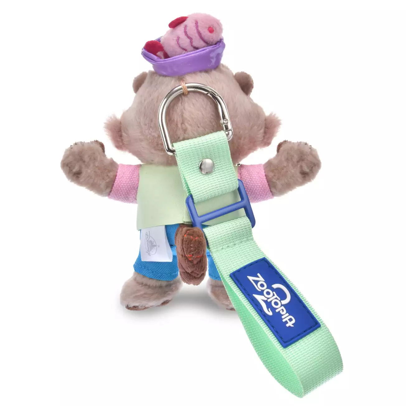 Japan Disney Store - Zootopia Fish Market - Nibbles Maple Stick - Plush Keychain