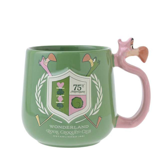 SEPT 18 PREORDER - Japan Disney Store - Alice in Wonderland 75th Anniversary - Alice, Flamingo & Hedgehog Mug