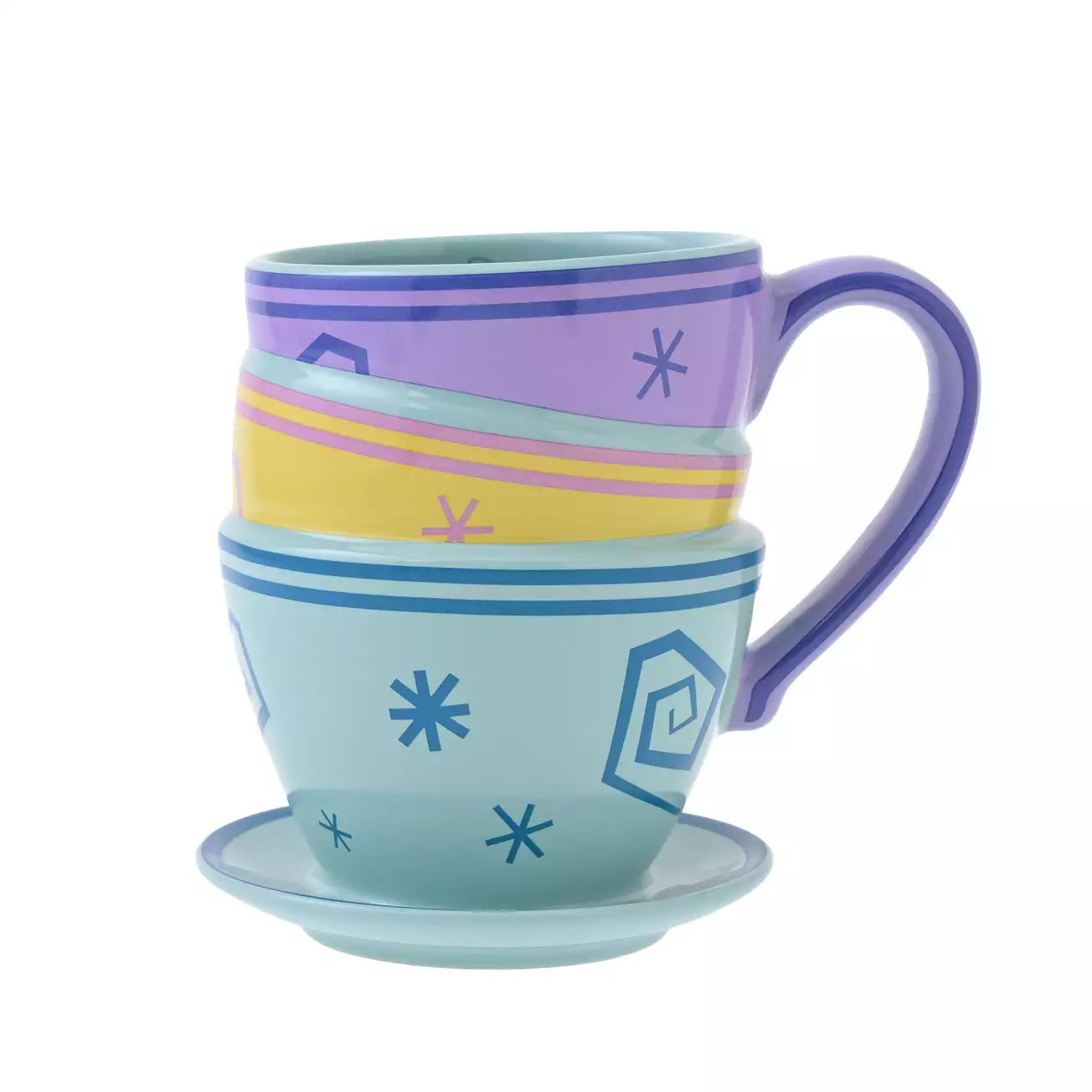 Japan Disney Store - Alice in Wonderland - Mad Hatter & March Hare Mug Triple Teacup