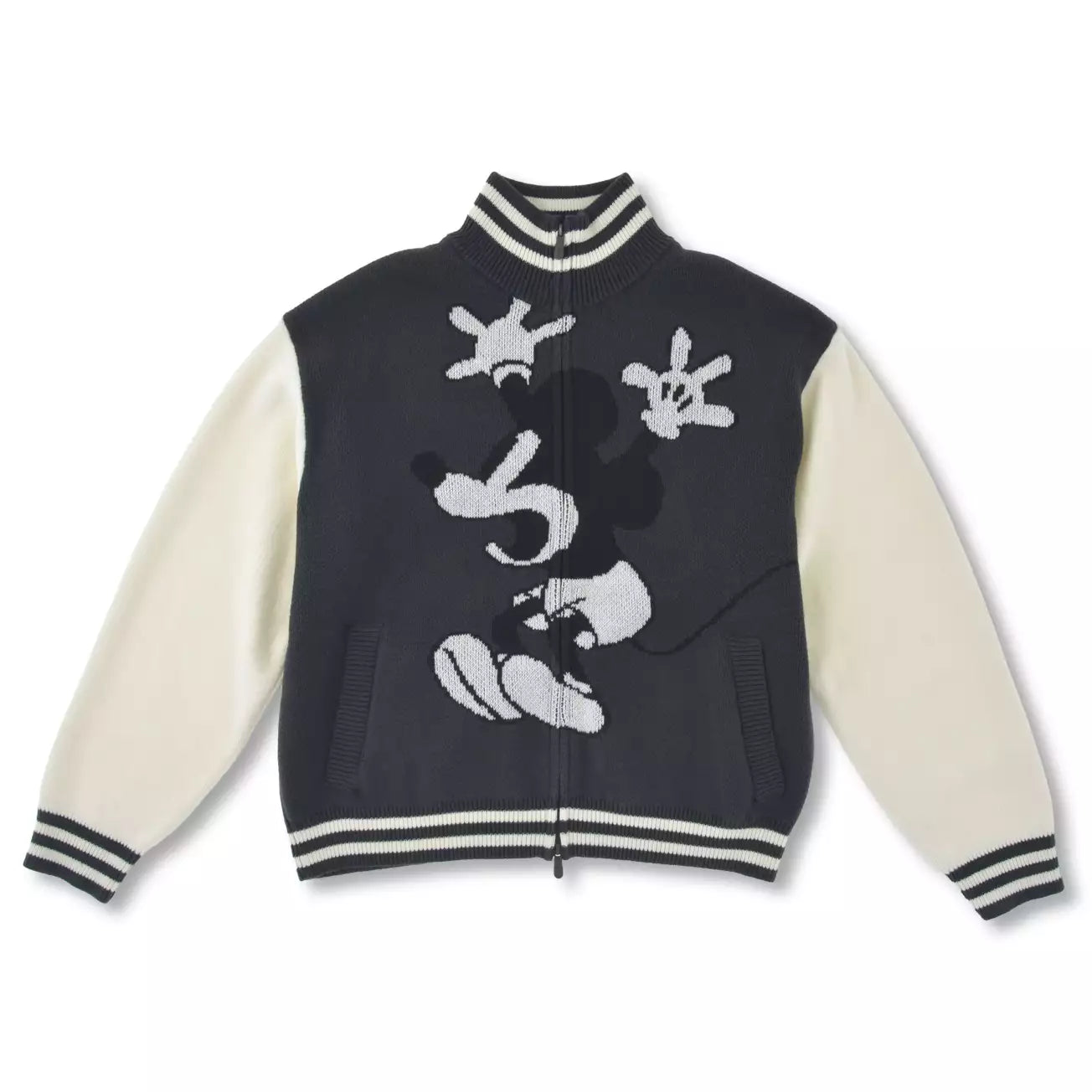 AUG 7 PREORDER - Japan Disney Store - Silly Symphony - The Skeleton Dance - Mickey Mouse Oversized Knit Jacket