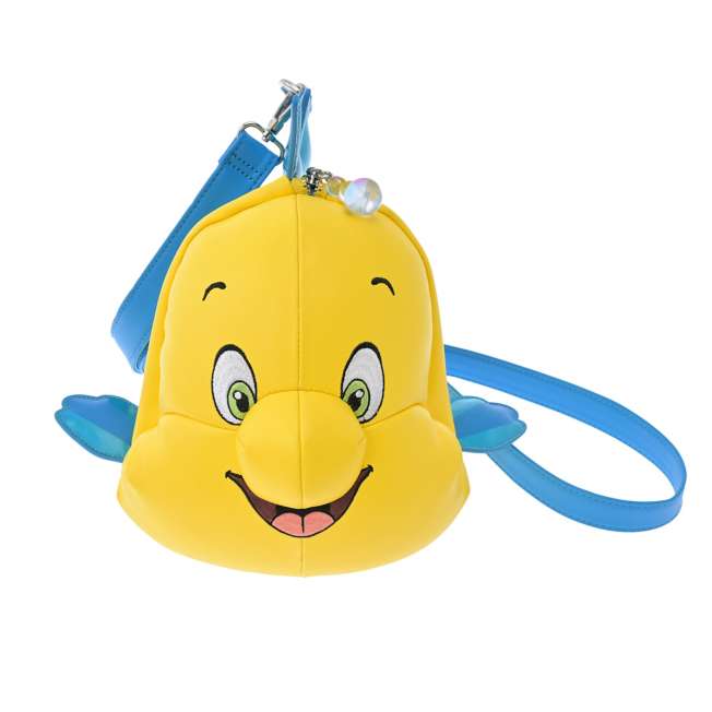 AUG 28 PREORDER - Japan Disney Store -【Loungefly】Flounder Shoulder Bag 3D