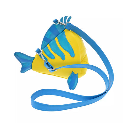 AUG 28 PREORDER - Japan Disney Store -【Loungefly】Flounder Shoulder Bag 3D