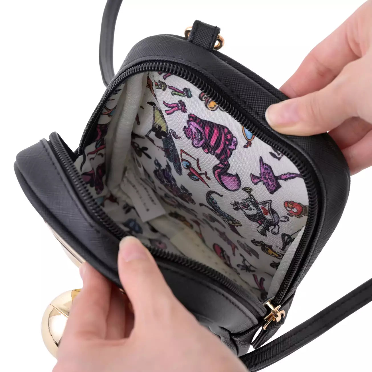 JUNE 16 PREORDER - Japan Disney Store - Alice in Wonderland 75th Anniversary - Door Knob Multi-Pouch